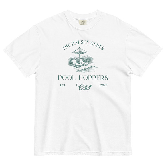 Pool Hoppers Tee (White)